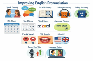 چگونه تلفظ خود را بهتر کنیم